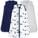 Mama Cheetah Baby Sleep Sack 0.5 TOG, Organic Cotton Baby Wearable Blanket with Two-Way Zipper, Swaddle Transition Baby Sleeping Bag for Newborn Infant Toddler Boy Girl, 0-6 Months