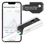 Inito Fertility Monitor & Hormone Tracker for Women | Estrogen, LH, PdG (Urine Metabolite of progesterone), FSH | Track and Confirm Ovulation | Includes 15 Strips (Compatible with iPhone 15)