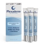 Plexaderm Rapid Reduction Eye Serum - Visibly Reduces Under-Eye Bags, Wrinkles, Dark Circles, Fine Lines & Crow\'s Feet Instantly, Anti Aging Wrinkle Remover for Face, 3 Full Size Tubes