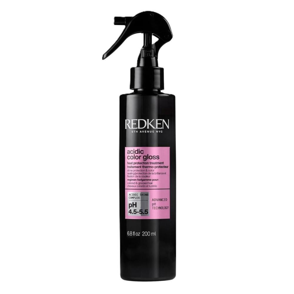 Redken Acidic Color Gloss Heat Protection Leave-In Treatment Spray For Color Treated Hair - Conditions and Adds Hair Shine, Heat Protectant Leave In Conditioner