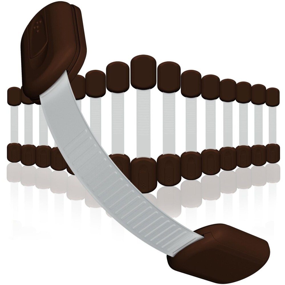 Baby Proofing Child Safety Locks (16 Pack) by Skyla Homes - The Safest, Quickest and Easiest 3M Adhesive Cabinet Latches, No Screws & Magnets, Multi-Purpose for Furniture, Kitchen, Ovens, Toilet Seats