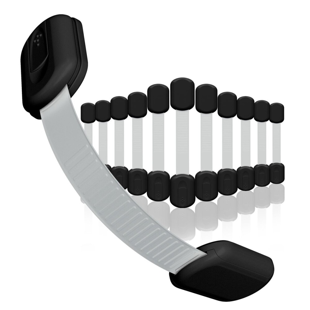 Baby Proofing Child Safety Locks (12 Pack) by Skyla Homes - The Safest, Quickest and Easiest 3M Adhesive Cabinet Latches, No Screws & Magnets, Multi-Purpose for Furniture, Kitchen, Ovens, Toilet Seats