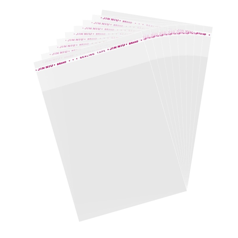 200 Pack Sealing Cellophane Bags - Clear Cookie Bags Resealable, Self Adhesive for Packaging Gifts, Cookies - Candy Bags, Jewelry Bags, Sample Bags - 4X6 Inch