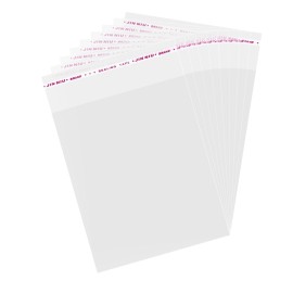 200 Pack Sealing Cellophane Bags - Clear Cookie Bags Resealable, Self Adhesive for Packaging Gifts, Cookies - Candy Bags, Jewelry Bags, Sample Bags - 4X6 Inch