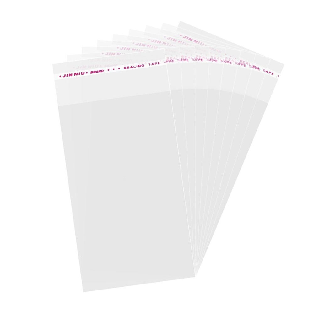 200 Pack Sealing Cellophane Bags - Clear Resealable, Self Adhesive for Packaging Gifts, Cookies, Candy, Jewelry, Samples - 3x5 Inch