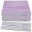 Nail Files (50 Pack), 100/180 Grit Emery Boards Nail File for Natural Nails and Acrylic Nails, Double Sided Emory Boards limas para unas acrilicas Profesional Fingernail Filer Reusable Manicure Gray