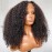 Skouty 30 Inch Kinkycurly Human Hair Wig - 13x4 HD Lace Front, 180 Density, Glueless, Pre-Plucked Brazilian Virgin Hair for Black Women