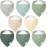 Bearmoss Muslin Baby Bibs 8 Pack Soft Bandana Bibs for Drooling & Teething, Absorbent Burp Cloths with Adjustable Snaps
