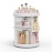 Rosoenvi Rotating Makeup Organizer, 360 Spinning Skincare Organizers, Adjustable Layer Cosmetic Storage Lazy Susan Makeup Organizers for Dresser Bathroom, Medium, White