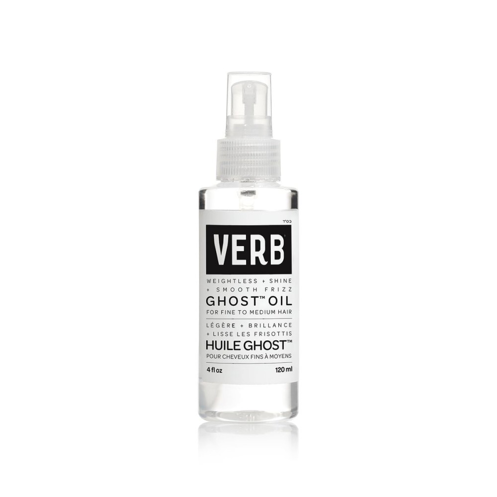VERB Ghost Oil, 4 fl oz- Weightless Hair Oil for Fine to Medium Hair - Smooths Frizz, Adds Shine - No Parabens, Gluten or Harmful Sulfates