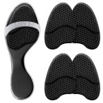 ZAIWOO Metatarsal Pads Women, Ball of Foot Cushions for Women, Heel Inserts for Women, Heel Pads for Shoes, (2 Pairs Foot Pads) High Heel Comfort Pads, Anti Slip, Invisible Design