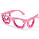 Hion Kids Anti-Motion Sickness Smart Glasses (for 3-8 Year Olds) - Ultra-Light Portable Nausea Relief Liquid Glasses for Carsickness, Airsickness, Seasickness - Kids Travel/Cruise EssentialsPink