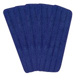 H-Gamely 16.5 inch Reusable Mop Pads Microfiber Spray Mop Replacement Heads for Wet/Dry Mops Compatible with Bona Floor Care System (5 Pack)