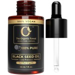 100% Plant Based Black Seed Oil Organic Cold Pressed - Nigella Sativa Black Cumin Seed Oil for Skin & Face - BlackSeed Drops for Hair Growth & Skin Moisturizing | Aceite de Semilla Negra Organico