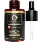 100% Plant Based Jojoba Oil Organic for Hair, Skin, Face & Nails | Aceite de Jojoba | Cold Pressed, Unrefined Body Oil for Deep Moisturizing, Anti-Aging & Scalp Nourishment | Natural Makeup Remover