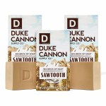 Duke Cannon Supply Co. Big Brick of Soap for Men - Sawtooth, Alpine Air and Cedarwood Scent, 10 oz (Pack of 3)