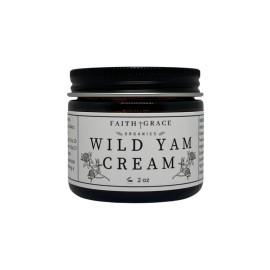 Faith and Grace Organics Organic Enriched Wild Yam Cream, All Natural Made in the USA