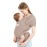 Acrabros Baby Wrap Carrier,Hands Free Baby Carrier Sling,Lightweight,Breathable,Softness,Perfect for Newborn Infants and Babies Shower Gift,Dark Cappuccino