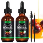 VXHDAG Batana Oil - Pure & Natural Hair Growth Oil from Honduras, Eliminates Split Ends, Enhances Radiance for All Hair & Skin Types, 4.04 fl oz (pack of 2)