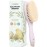 Wooden Baby Hair Brush - Cradle Cap Baby Brush with Soft Goat Bristles, Perfect Gentle Scalp Newborn Comb for Infant, Girls, Boys, Bath Essentials (Thistle, Oval)