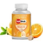 SaltStick Electrolyte FastChews - 120 Orange Chewable Tablets - Salt Tablets for Running and Hydration, Electrolyte Chews - 120 Count