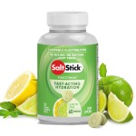 SaltStick Electrolyte FastChews - 120 Lemon Lime Chewable Tablets - Salt Tablets for Running and Hydration, Electrolyte Chews - 120 Count
