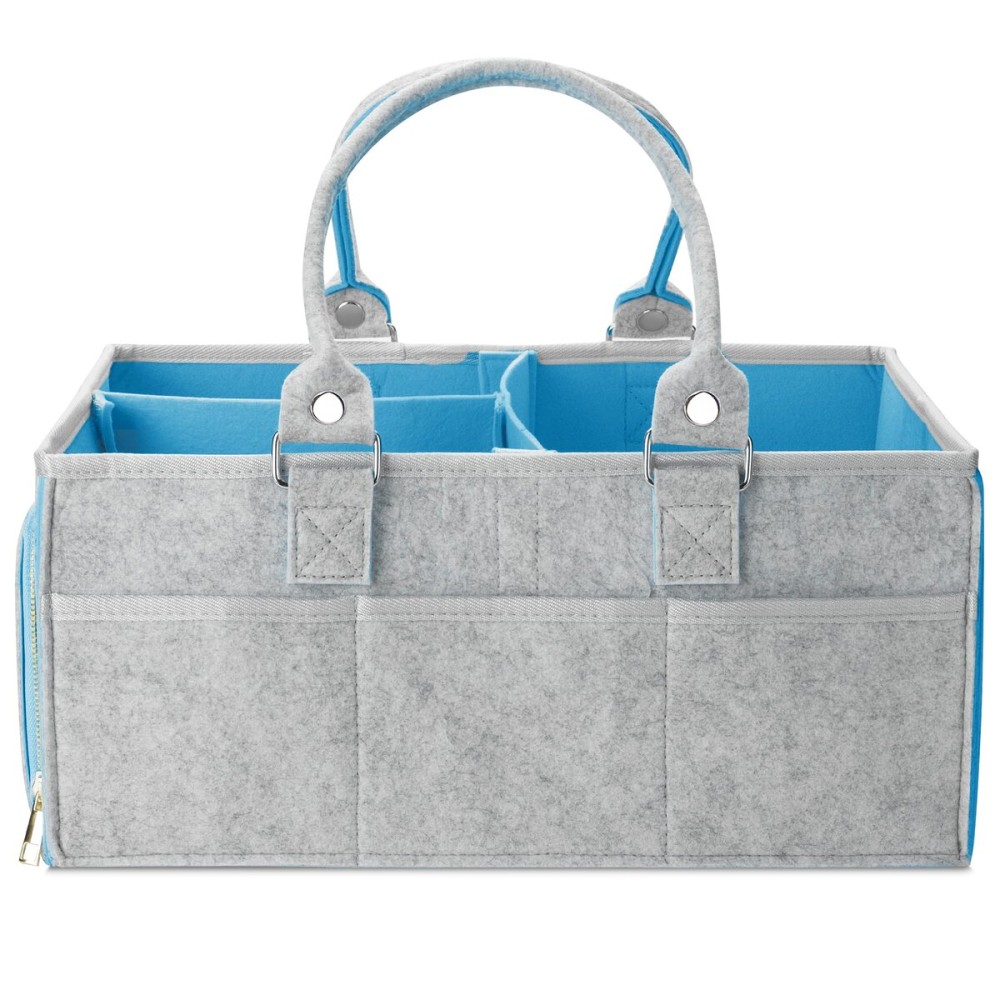 Mr. Pen- Baby Diaper Caddy Organizer, Blue Inside, Diaper Organizer, Car Diaper Caddy