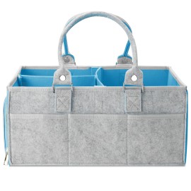 Mr. Pen- Baby Diaper Caddy Organizer, Blue Inside, Diaper Organizer, Car Diaper Caddy