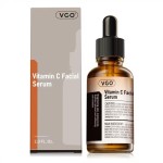 VGO Vitamin C Serum for Face, Vit C Anti Aging Serum with Hyaluronic Acid & Vitamina E, Deep Hydration Facial Care for All Skin Types, 2.02oz / 60ml