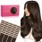 WENNALIFE Tape in Hair Extensions Human Hair, 40pcs 60g 10 inch Chocolate Brown Hair Extensions Real Human Hair Straight Tape in Extensions Invisible Human Hair Extensions Reusable Real Hair Extension