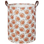 ESSME Kids Laundry Basket,Football Laundry Hamper for Boys Room Decor,Boys hamper,Nursery Hamper,Home Organizer.(Footballs)