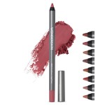 Wonderskin Lipliner Pencil - 360 Contour Lipliner, Long Lasting, Sharpenable, Waterproof and Transfer-Proof Nude Lip Liner Pencil (Rosewood)