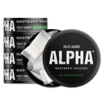 Fully Loaded Alpha Nootropic Pouches (Wintergreen) - 5 Cans - 15 Pouches per can - Effective Nootropic Delivery, Nic Pouch Replacement - Faster Absorption, Alpha GPC, L-Tyrosine, GABA