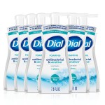 Dial Antibacterial Defense Foaming Hand Soap + Aloe, Fragrance Free, 7.5 Fl Oz (Pack of 6), Dermatologist-Tested Hand Wash, Gentle on Skin