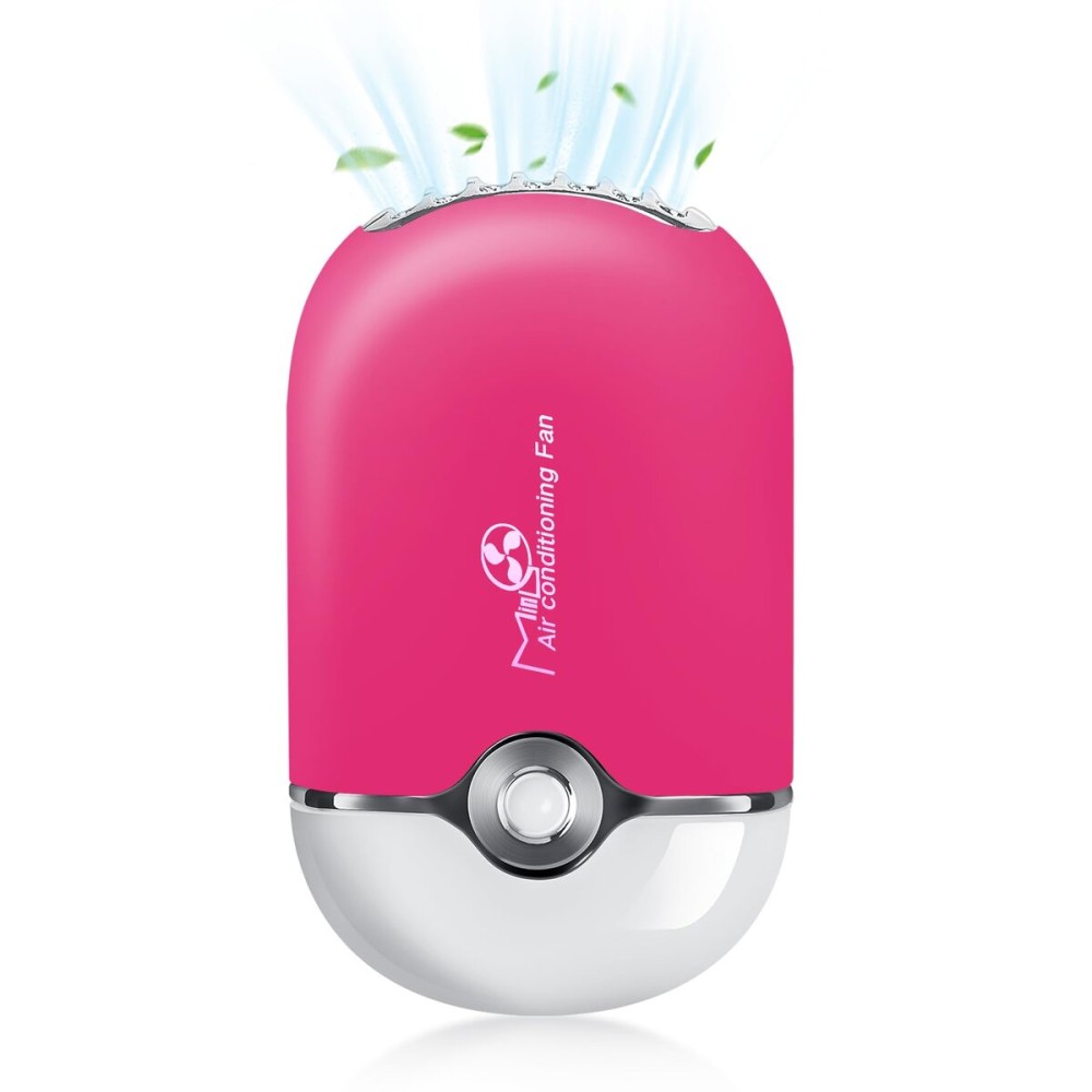 mlogiroa Lash Fan Mini Portable Eyelash - Handheld for Eyelash Extensions Rechargeable USB C Air Cooling Blower Fan with Built in Sponge Lash Extension Application(Red)