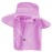 Sun Hats for Men Women Fishing Hat UPF 50+ Breathable Wide Brim Bucket Hats Summer UV Protection Safari Hat with Neck Flap Purple
