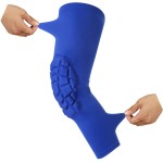 Knee Pads Compression Leg Sleeve Knee Sleeve for All Sports Wrestling Protector Gear, Youth & Adult Sizes, 1 Pair of Knee Paded(Blue_XL_2 Pack)