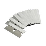 Bates Single Edge Razor Blades, 100 Pack, Silver, Straight Edge, Scraper Blades