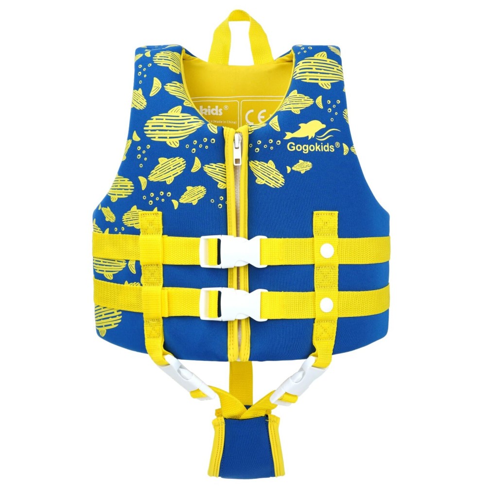 Gogokids Toddler Swim Vest, Kids Floaties - Boys & Girls Buoyancy Jacket for Pool & Beach, Fits 2-8 Years / 22-60 lbs