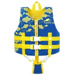 Gogokids Toddler Swim Vest, Kids Floaties - Boys & Girls Buoyancy Jacket for Pool & Beach, Fits 2-8 Years / 22-60 lbs