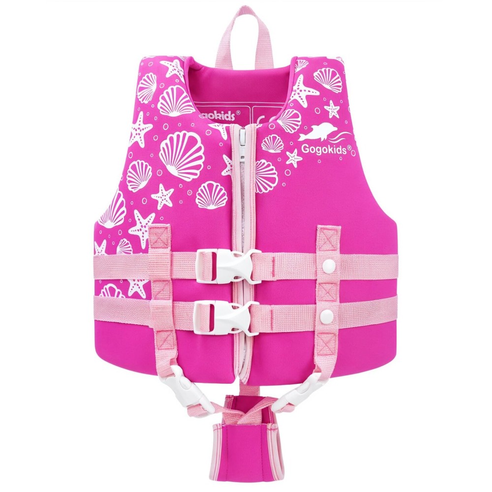 Gogokids Toddler Swim Vest, Kids Floaties - Boys & Girls Buoyancy Jacket for Pool & Beach, Fits 2-8 Years / 22-60 lbs