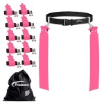 Trained 10 Man Flag Football Belt Pop Set (PINK)