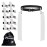 Trained 10 Man Flag Football Belt Pop Set (WHITE)