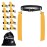 Trained 10 Man Flag Football Belt Pop Set (YELLOW)