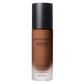 bareminerals Barepro 24HR Wear Matte Liquid Foundation Mineral SPF 20, Full Coverage Foundation Makeup for Mature Skin, Oil-Free, Vegan