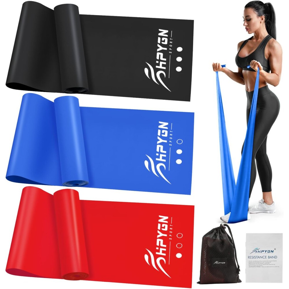 HPYGN Exercise Bands, Resistance Bands for Working Out, Stretching Yoga Strap for Upper & Lower Body, Suitable for Home Workouts or The Gym Workouts, Rehab at Home Physical Therapy Bands