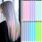 LADYAMZ Colored Hair Extensions 20 PCS, 22 In Dream Rainbow Clip in Hair Extensions Party Highlights, Colorful Synthetic Hairpieces for Girls Women Kids Christmas New Year Party Gift(Light-Colored)