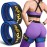 BFR Booty Bands for Women Glutes - Blood Flow Restriction Bands with Weekly Plan for Legs, Butt & Hip Building, Occlusion Bands for Workouts, Fabric Bands for Squat Butt & Thigh