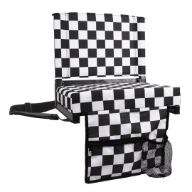 SPORT BEATS Stadium Seats with Back Support Bleacher Chairs with Back and Cushion Thick Padded Bleacher Seats Includes Shoulder Strap