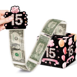 15th Birthday Surprise Gift Box - Happy Birthday Money Gift Boxes for Boys & Girls - 35PCS Bags